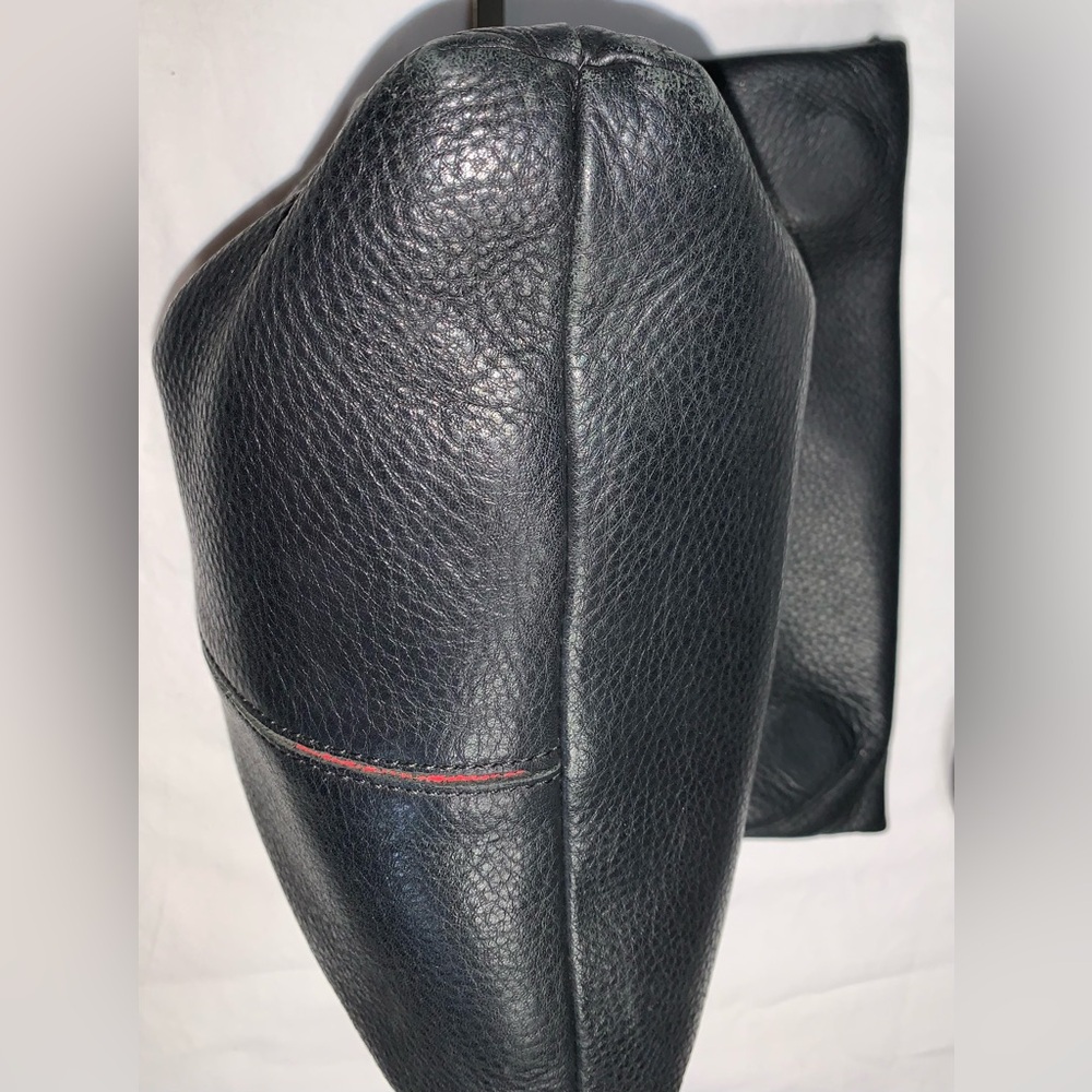 Hammitt purse black soft leather with riveting - Picture 13 of 15